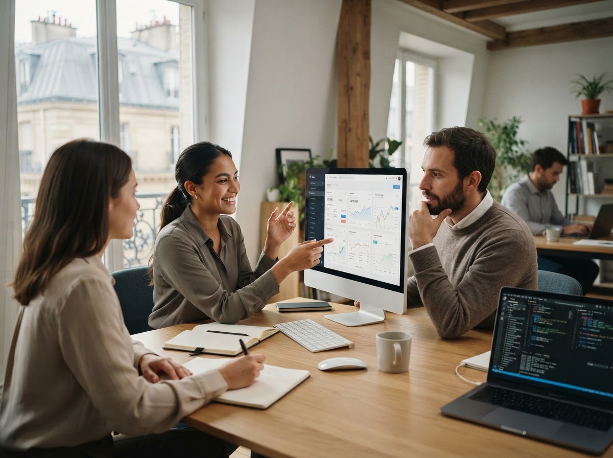 Dominion Trade GPT — poste de travail utilisé pour le suivi de marchés financiers